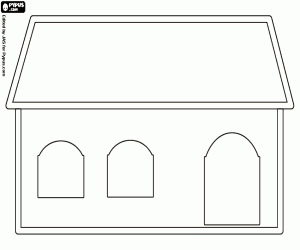 malvorlagen Das Haus der drei Bären ausmalbilder