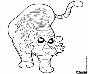 malvorlagen Einem heftigen Königstiger ausmalbilder