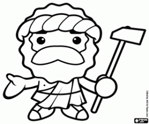 malvorlagen Hephaistos oder Vulcanus, der Gott des Feuers ausmalbilder