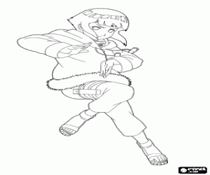 malvorlagen Hinata Hyuga, Narutos Charakter ausmalbilder