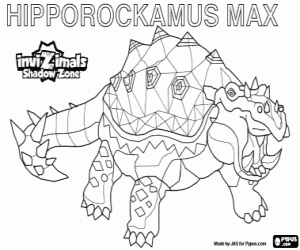 malvorlagen Hipporockamus Max, Invizimals SZ ausmalbilder