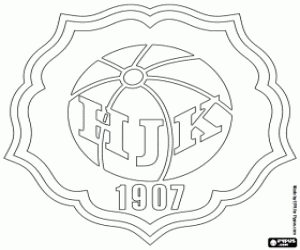 malvorlagen HJK Helsinki-emblem ausmalbilder