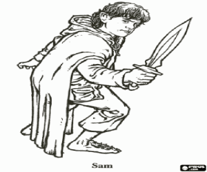 malvorlagen Der hobbit Samwise Gamgee ausmalbilder