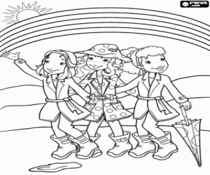 malvorlagen Holly Hobbie und der Regenbogen ausmalbilder