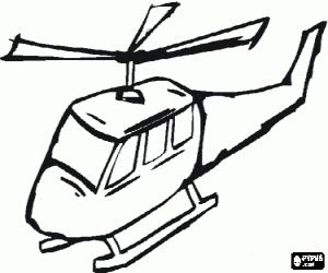 malvorlagen Ein Hubschrauber aus der Luft gesehen ausmalbilder