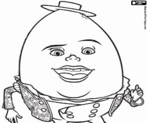 malvorlagen Humpty Dumpty, ein Zeichen ausmalbilder