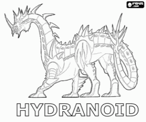 malvorlagen Hydranoid von Bakugan ausmalbilder