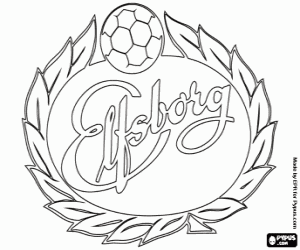 malvorlagen IF Elfsborg emblem ausmalbilder