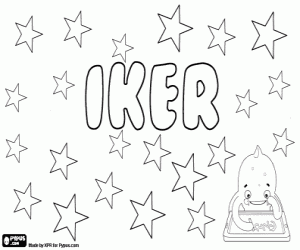 malvorlagen Iker, baskischen Namen ausmalbilder