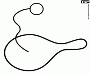 malvorlagen Individuelles Spiel mit Schläger ausmalbilder