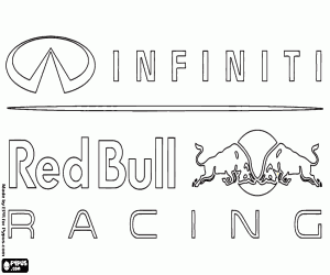malvorlagen Infiniti Red Bull Racing logo ausmalbilder