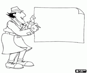 malvorlagen Inspektor Gadget,Papier und Bleistift ausmalbilder