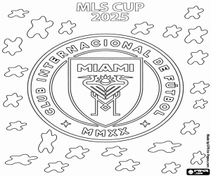 malvorlagen Inter Miami, MLS Cup 2025 ausmalbilder