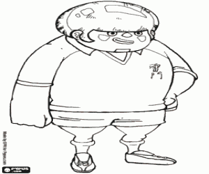 malvorlagen Jack Wallside von Inazuma Eleven ausmalbilder