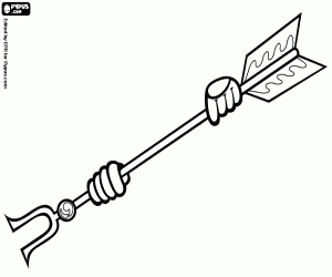 malvorlagen Eine japanische rituelle Waffe ausmalbilder