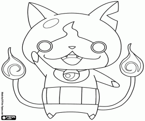 malvorlagen Jibanyan, Katze von Yo-Kai Watch ausmalbilder