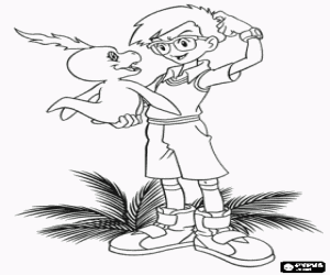 malvorlagen Joe und die Digimon Bukamon ausmalbilder