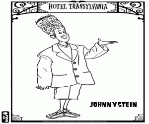 malvorlagen Johnnystein im Hotel Transylvania ausmalbilder