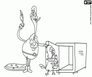 malvorlagen Jonathan und Posey aus Pet Squad ausmalbilder