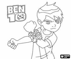 malvorlagen Der junge Protagonist, Ben 10 ausmalbilder
