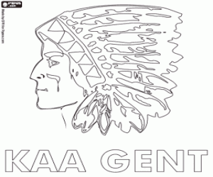 malvorlagen KAA Gent-logo ausmalbilder