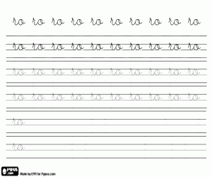 malvorlagen Kalligraphie des RO ausmalbilder