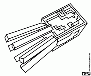 malvorlagen Die Kalmare der Minecraft, Squid ausmalbilder