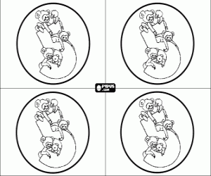 malvorlagen Karten für die fünf Geburtstagsfeier ausmalbilder