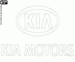 malvorlagen KIA Motors-logo ausmalbilder