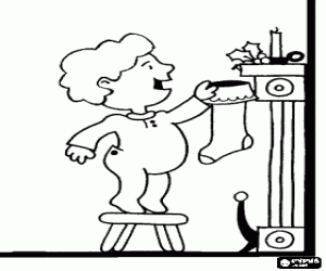 malvorlagen Die Kind-Illusion am Heiligabend ausmalbilder