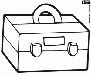 malvorlagen Kiste mit Haken zum Angeln ausmalbilder