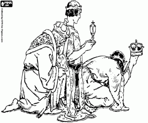 malvorlagen Klassische Anbetung der Drei Könige ausmalbilder