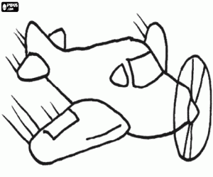 malvorlagen Kleine Propeller-Flugzeug ausmalbilder