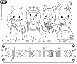 malvorlagen Kleine Tiere von Sylvanian Families ausmalbilder