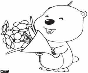 malvorlagen Die kleinen und scheuen Biber Loopy ausmalbilder