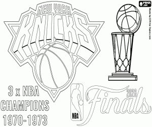 malvorlagen Knicks, NBA-Meister 2026 ausmalbilder