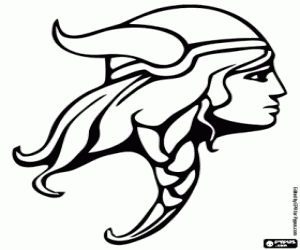 malvorlagen Kopf einer Wikinger Krieger Frau ausmalbilder