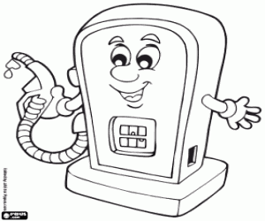 malvorlagen Eine Kraftstoffpumpe ausmalbilder