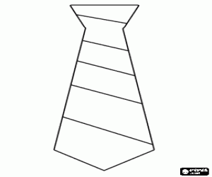 malvorlagen Eine Krawatte, ein Geschenk für Papa ausmalbilder