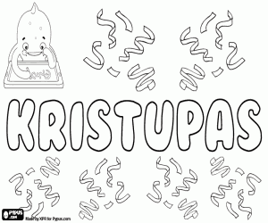 malvorlagen Kristupas, Litauische Namen ausmalbilder