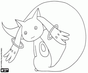 malvorlagen Kyubey,Puella Magi Madoka Magica ausmalbilder