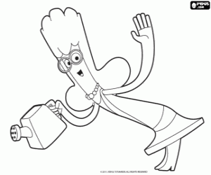 malvorlagen Die Königin von Jammbo im Garten ausmalbilder