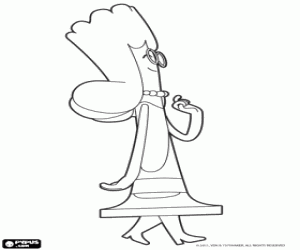 malvorlagen Die Königin von Jammbo, von der Seite ausmalbilder