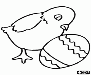 malvorlagen Die Küken die gerade ein Ostereier ausmalbilder