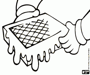 malvorlagen Eine künstliche Waben für Bienen ausmalbilder