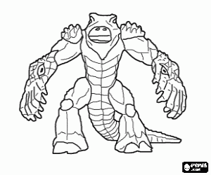 malvorlagen L'imprevedibile silente, Gormiti ausmalbilder