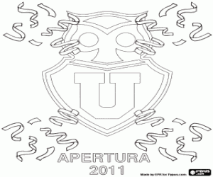 malvorlagen La U de Chile, Meister 2011 ausmalbilder