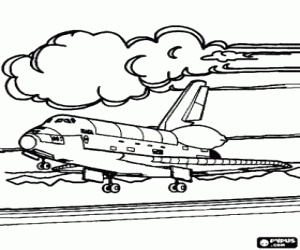 malvorlagen Die Landung des Raumfähre ausmalbilder