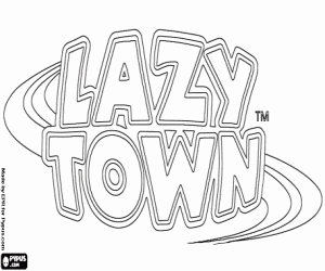malvorlagen Lazy Town logo ausmalbilder