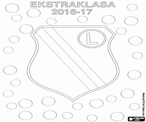 malvorlagen Legia, Ekstraklasa 2017 Meister ausmalbilder
